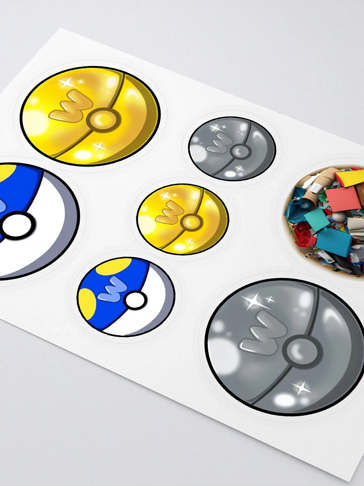 wopiCatch Stickers: Balls on a Sheet product image (2)