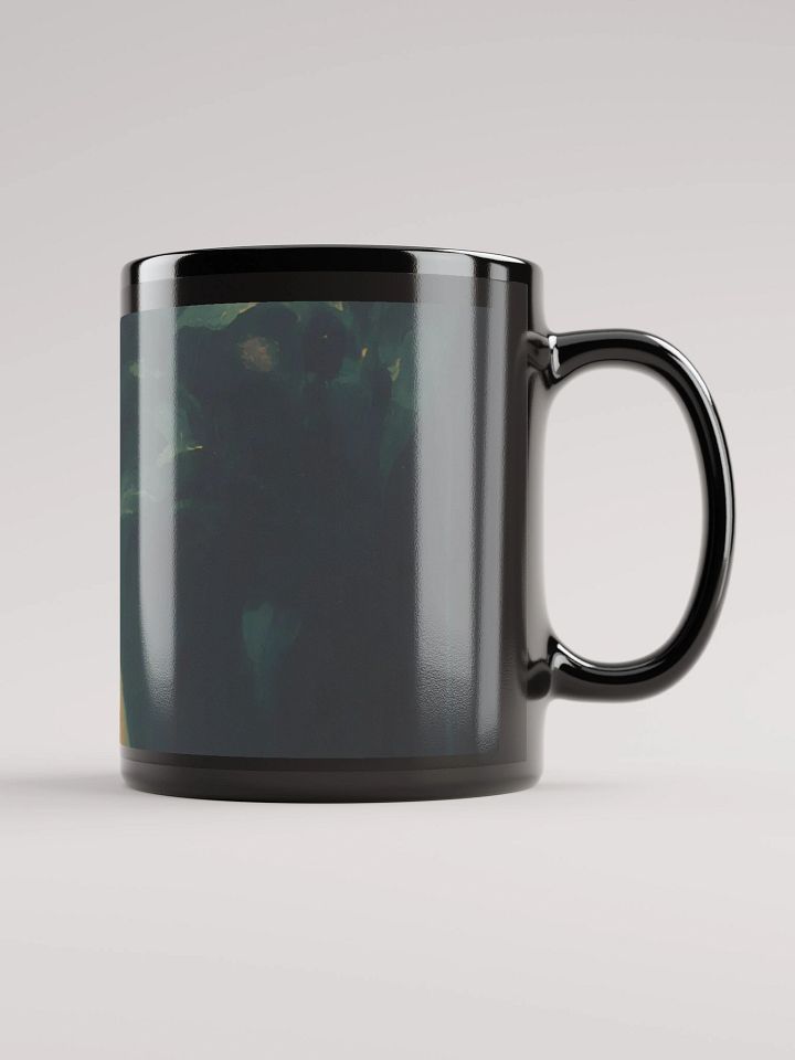 Serene Eyes Black Glossy Mug product image (2)