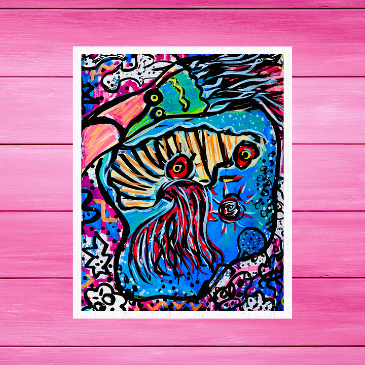 Calamari X Squidi | Art Print product image (1)