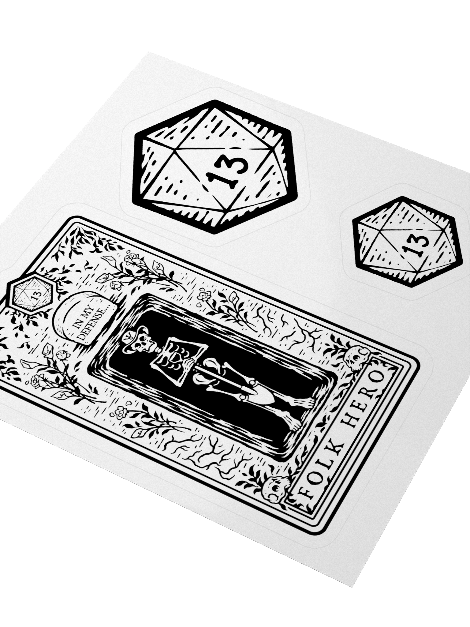 Disgraced Folk Hero (Stickers) product image (4)