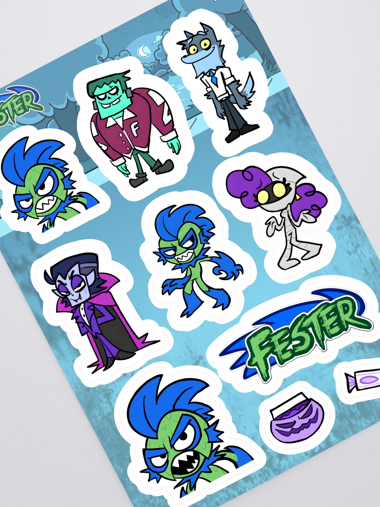 Fester Sticker Sheet product image (2)
