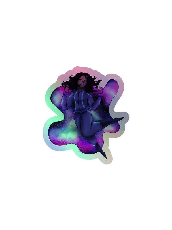 Astral Captain Kathy Kiss-Cut Holographic Sticker product image (1)