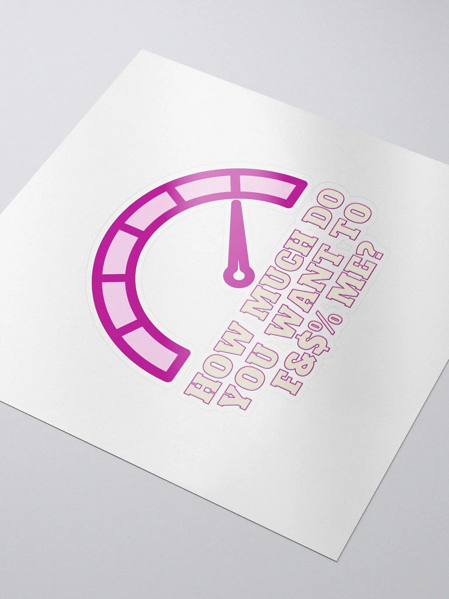 How Much Sticker product image (3)