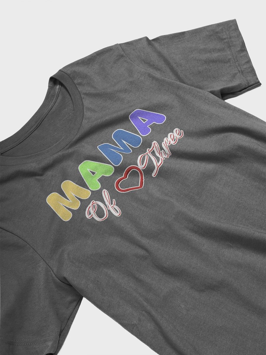 Mama of Three - Loving Family Design T-shirt product image (55)