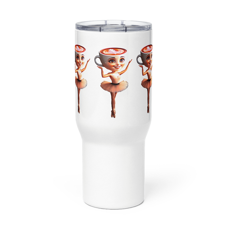 Ballerina Cappucina – Elegant Coffee Dancer Art Travel Mug product image (3)