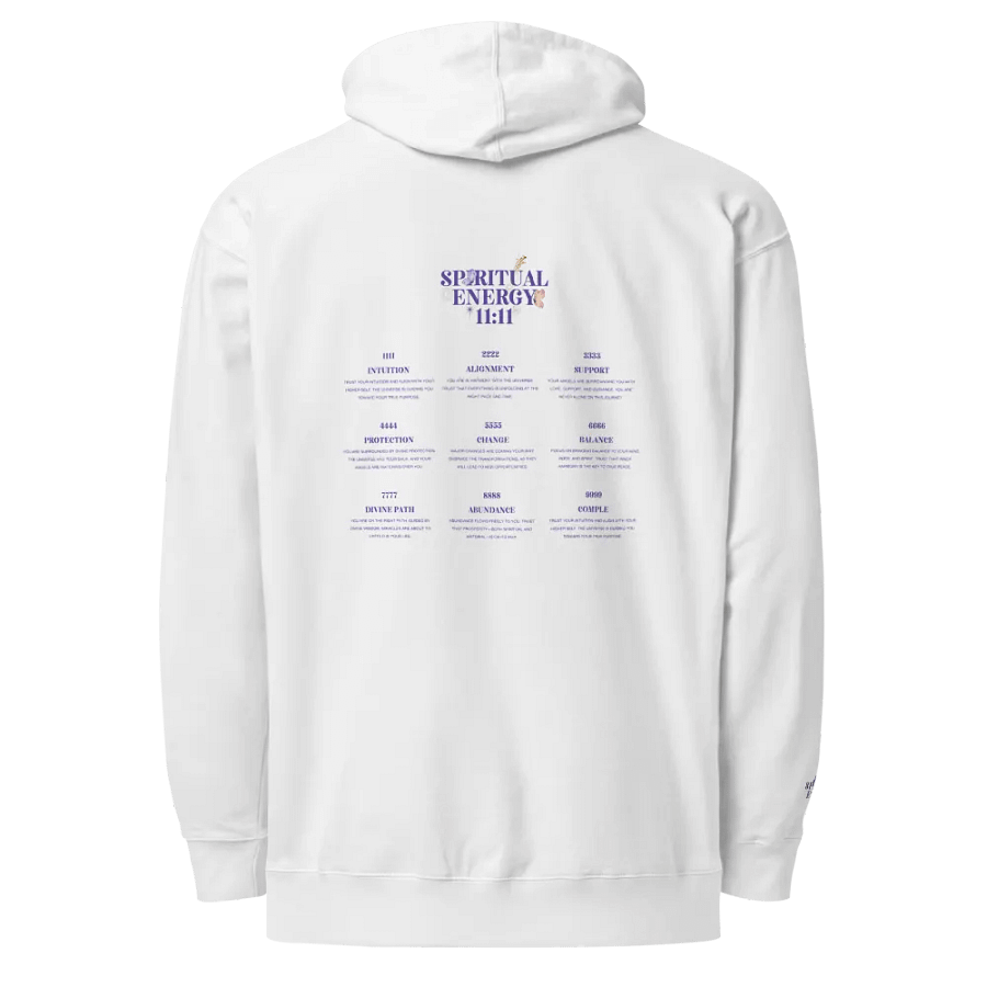 Angel Numbers Unisex Embroidered Hoodie – Unlock Your Divine Guidance product image (7)