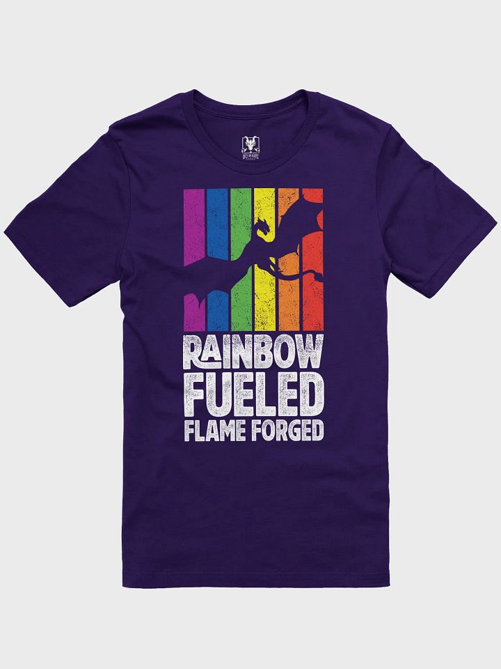 Rainbow Fueled. Flame Forged Pride Supersoft T-Shirt product image (7)