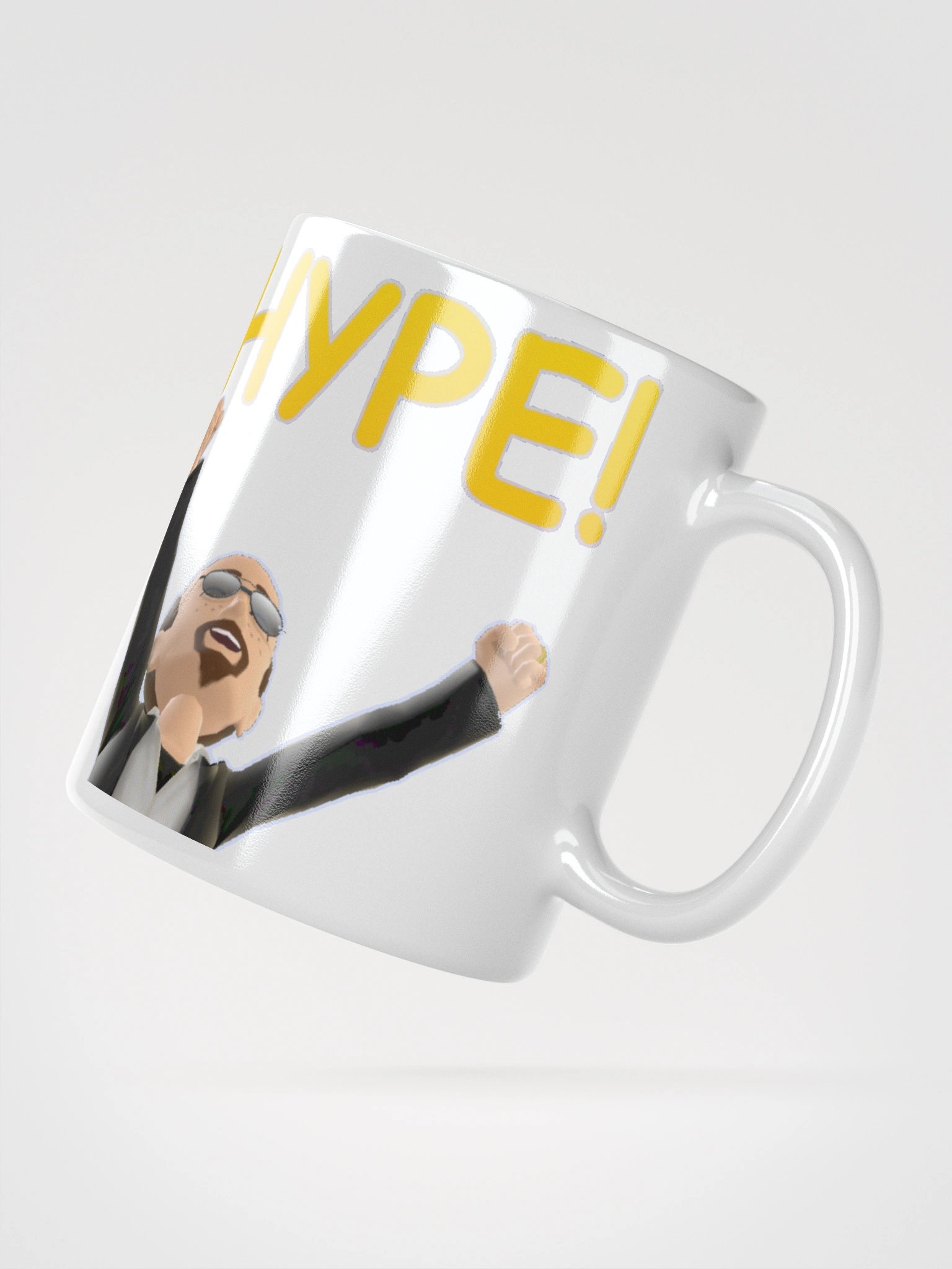 Hype Emote - White Mug product image (5)