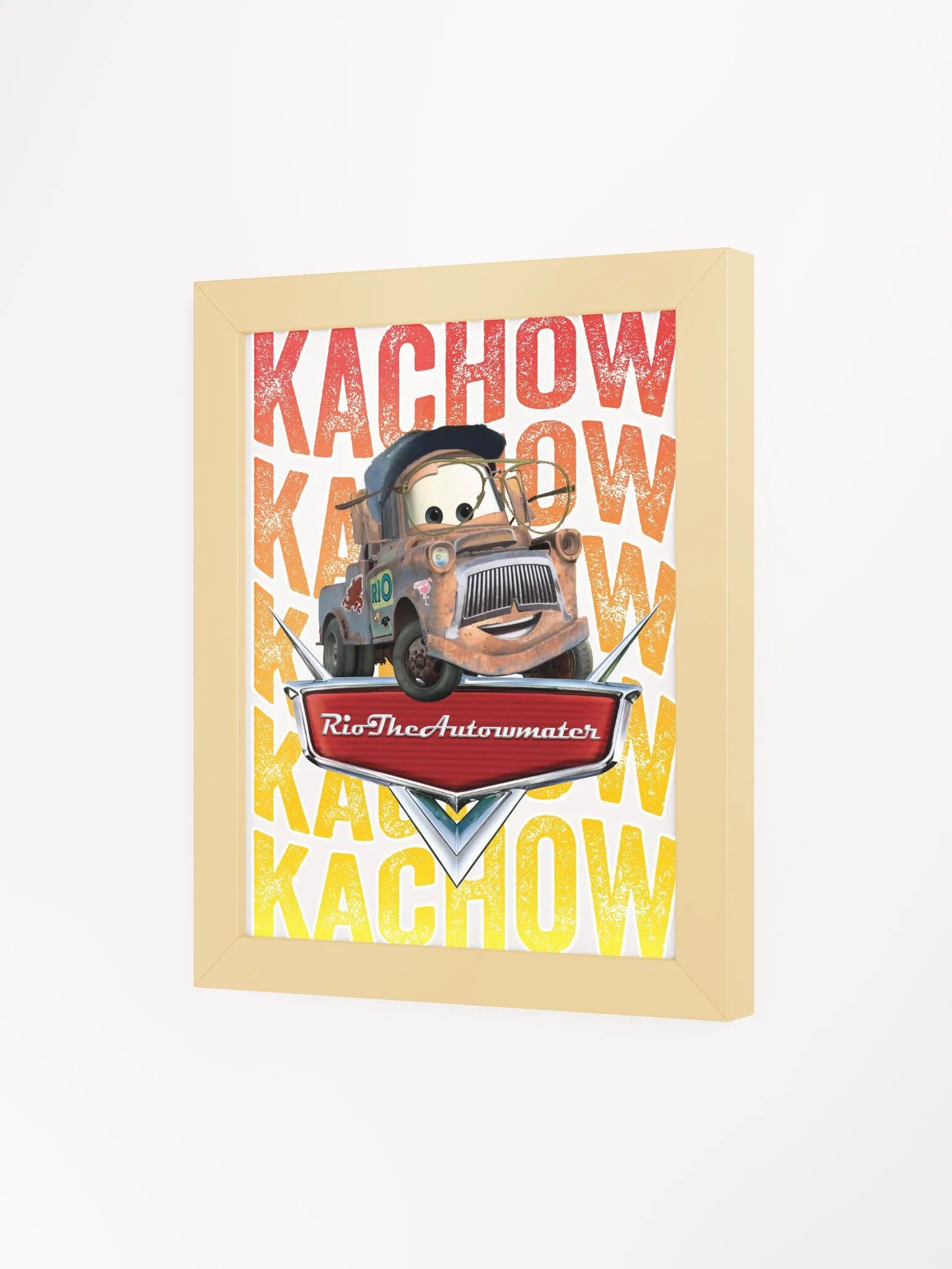 RioTowmater Kachow Framed Poster product image (2)