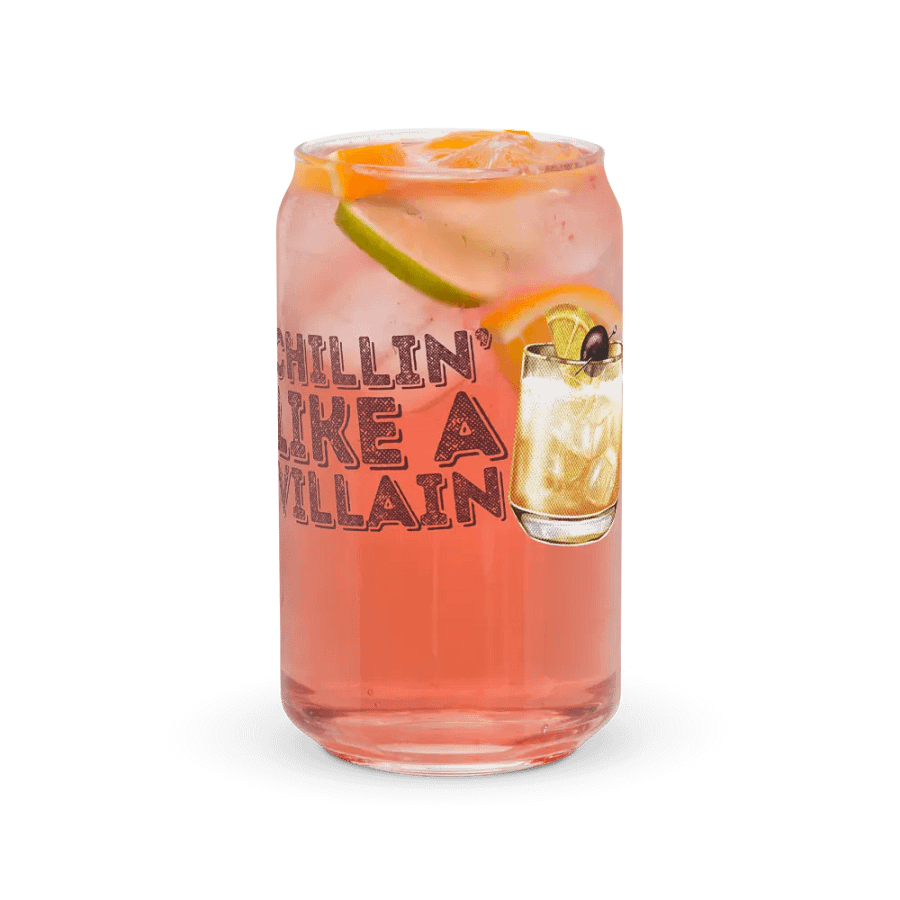 Chillin' Like A Villain Drink Glass product image (37)