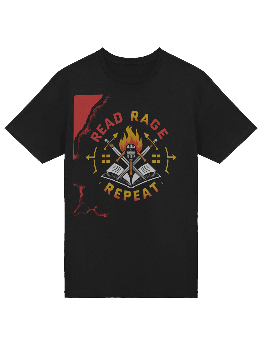 Flaming Literary Rebellion T-Shirt product image (5)