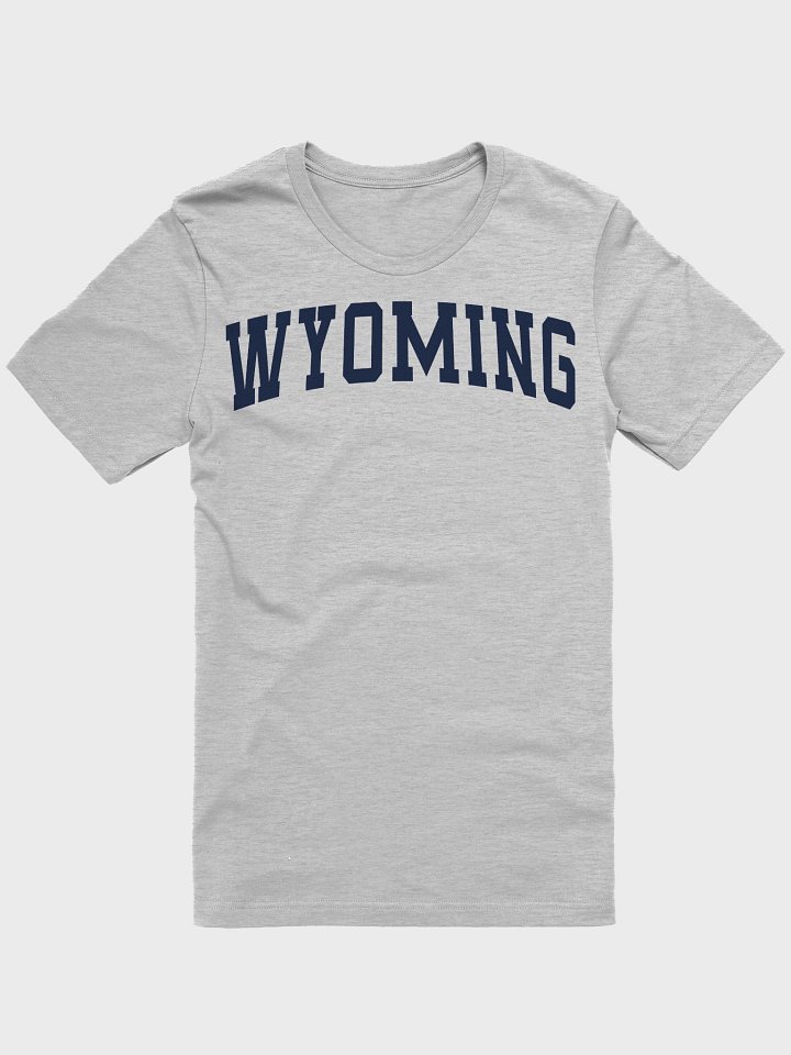 Wyoming Vintage Varsity Supersoft Unisex T-Shirt product image (10)