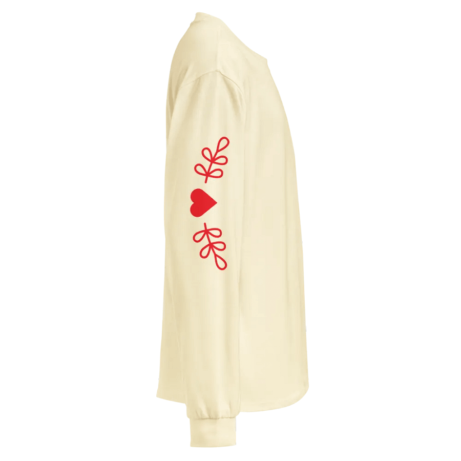 Lingling Kwong Valentine Unisex Premium Heavy Weight Long Sleeve Shirt. product image (5)