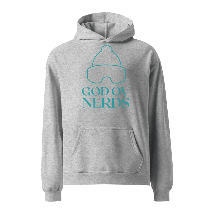 GOD OV NERDS Winter Hat and Goggles Hoodie product image (1)