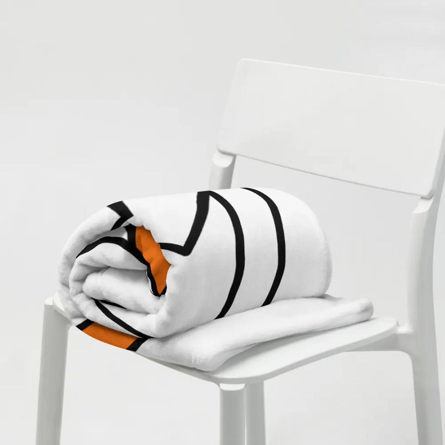 'OA' Symbol Throw Blanket - White product image (8)