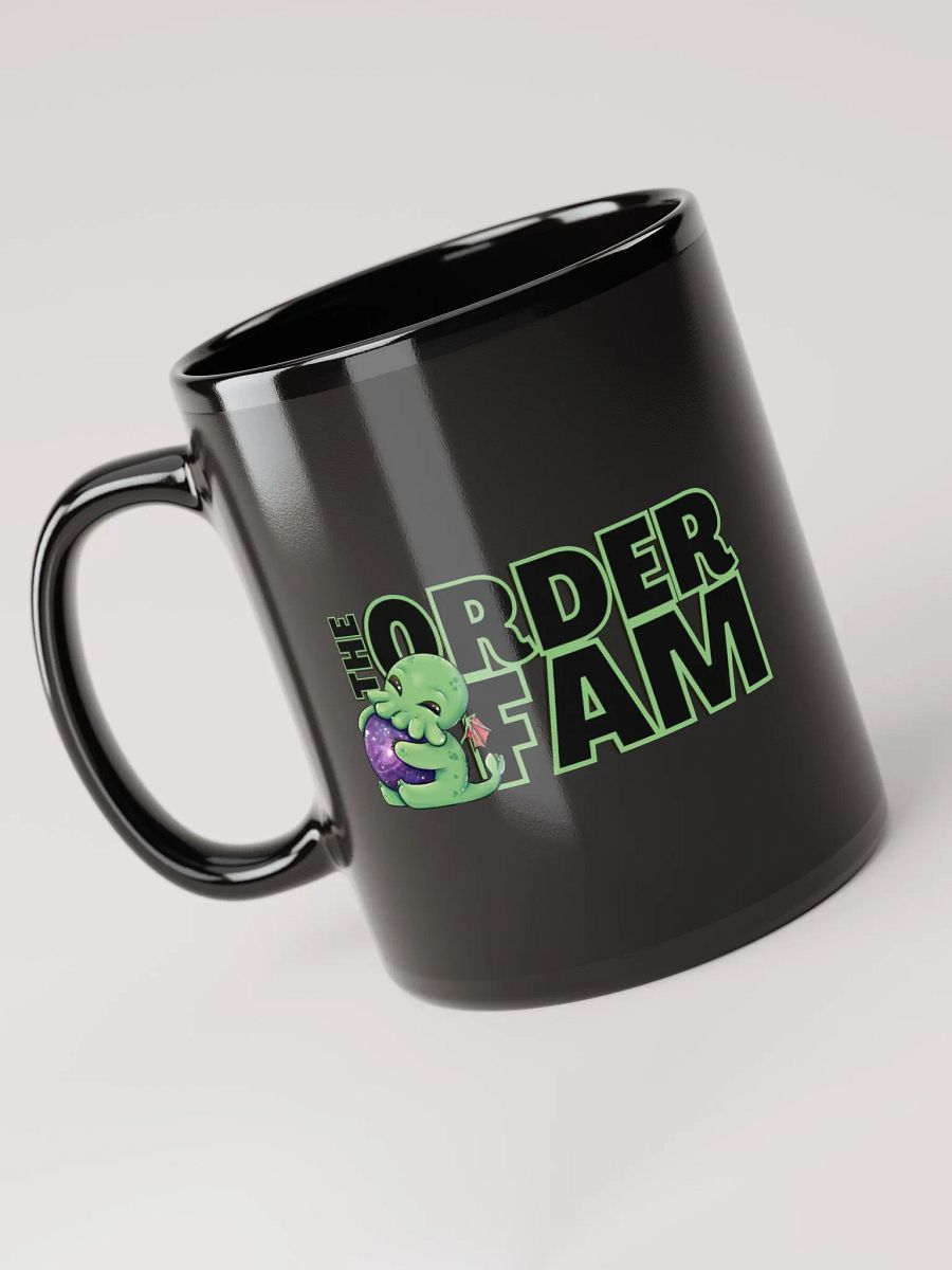 Order Fam Black Glossy Mug product image (5)