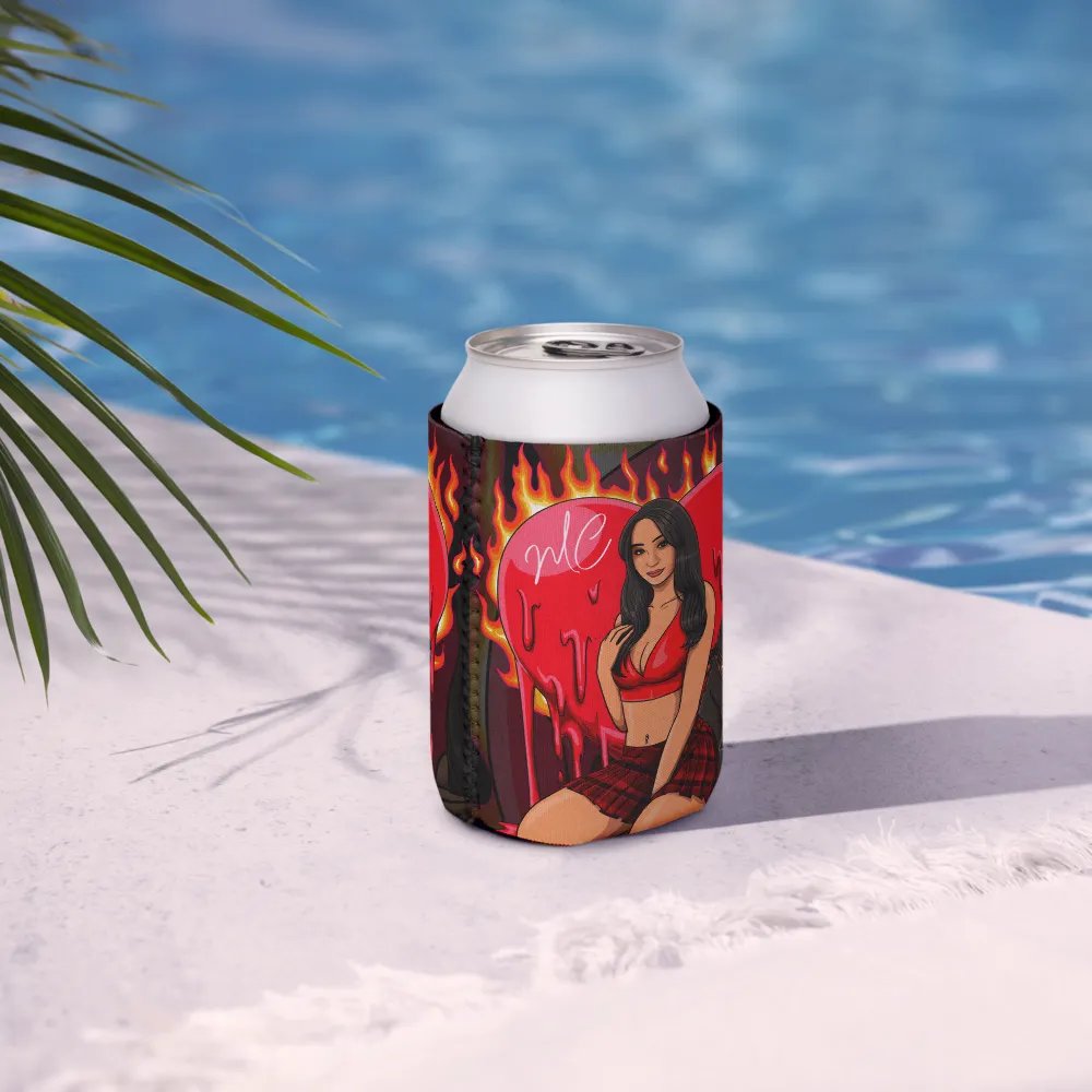 Heart on Fire Koozie product image (8)