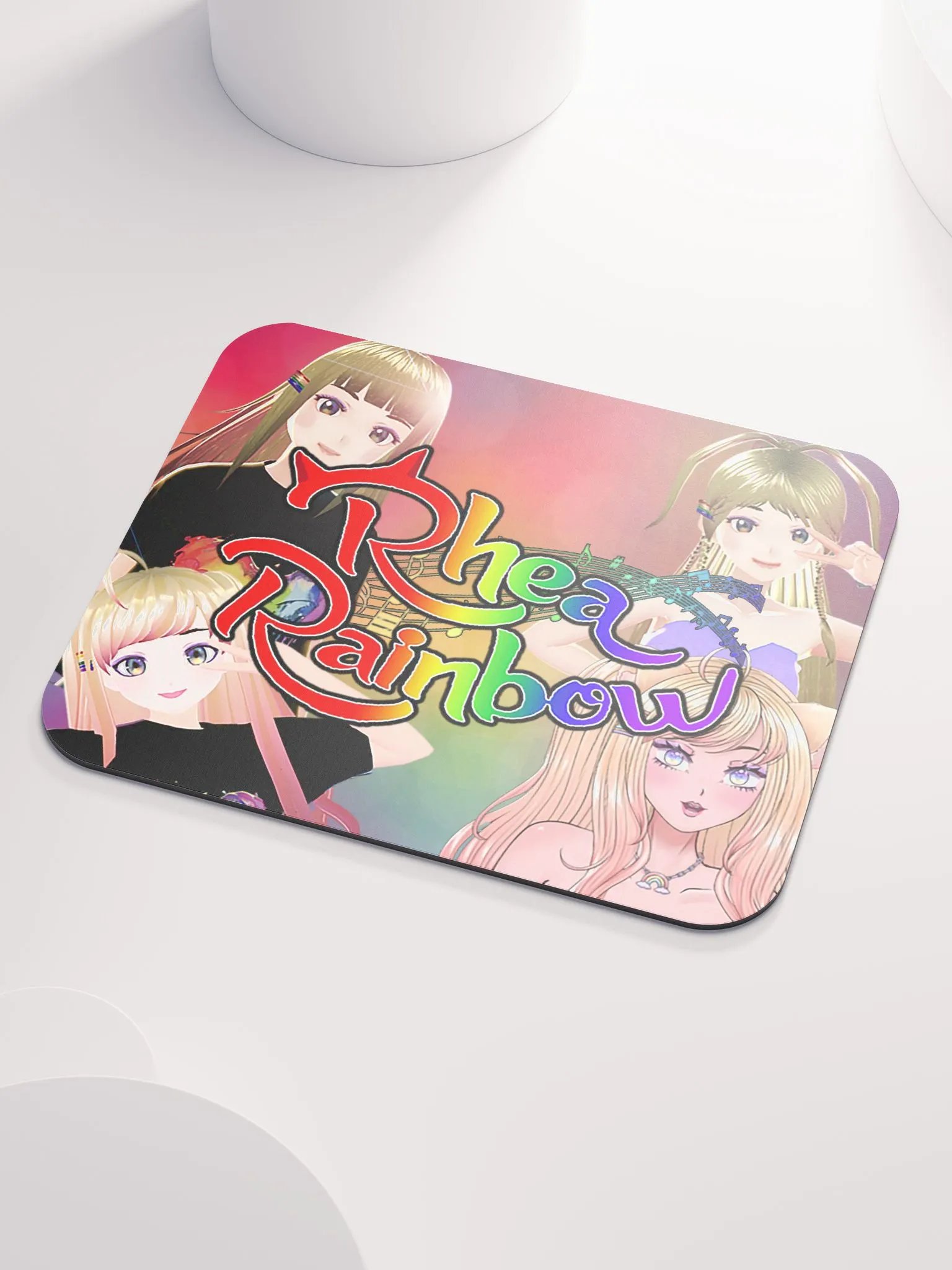🌈Rhea Rainbow "POGgression" Mouse Pad product image (3)