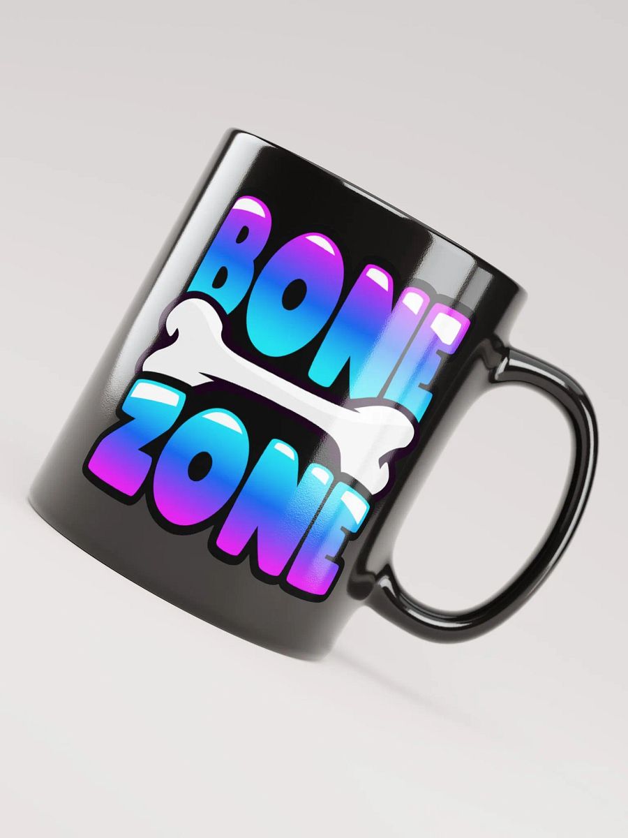 BONE ZONE GLOSSY BLACK MUG product image (4)