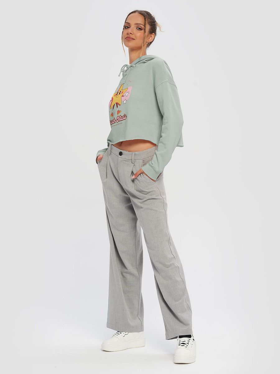 Rebellious Star Cropped Hoodie product image (11)
