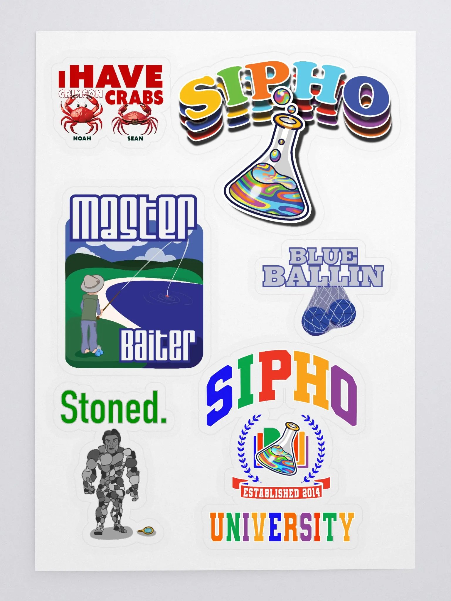 Sipho Sticker Pack: Volume 1 product image (3)