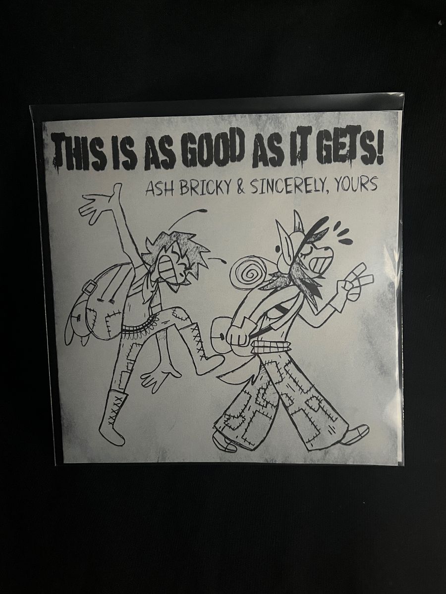This Is As Good As It Gets! Ash Bricky / Sincerely, Yours Split CD product image (1)