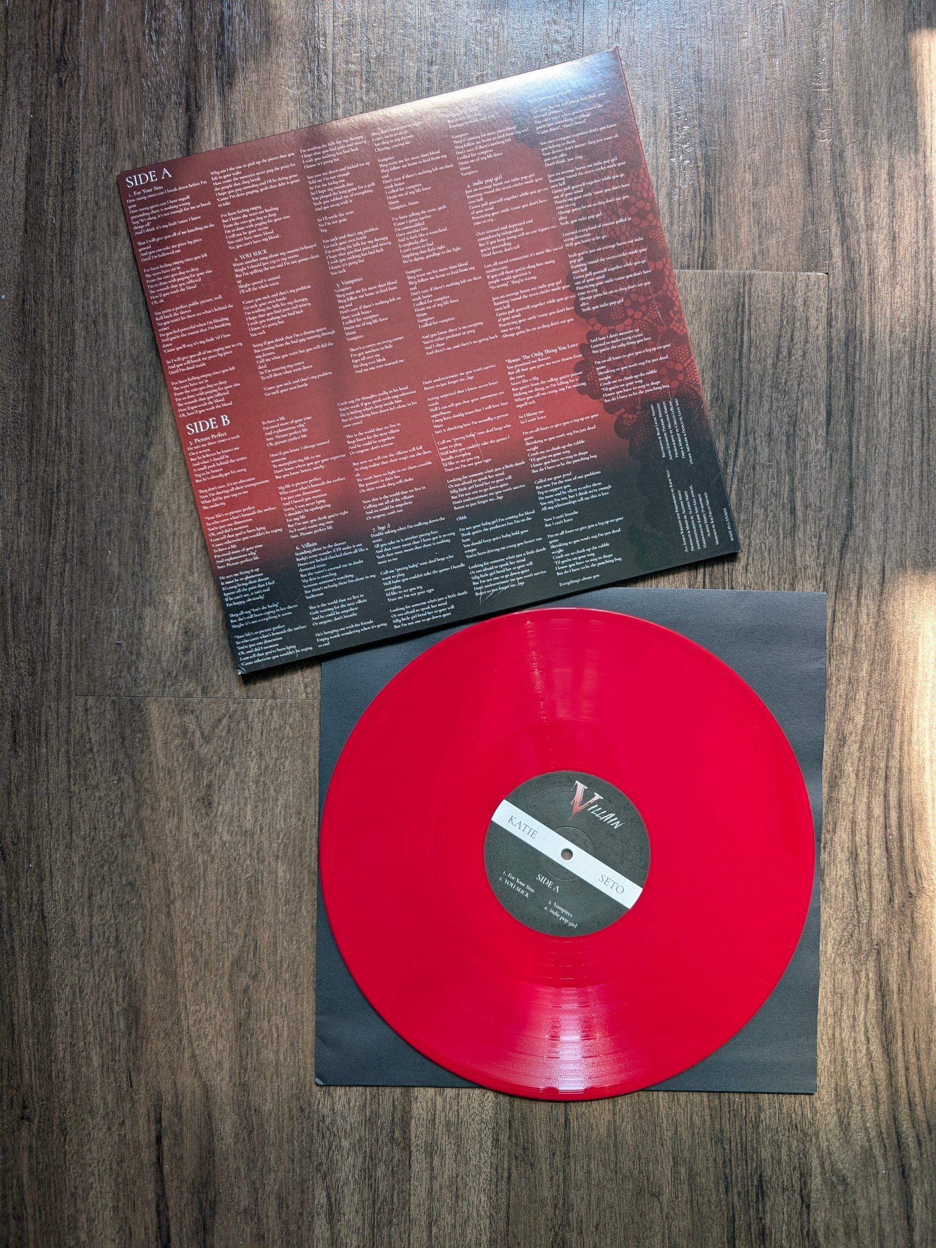 "Villain" Vinyl Record product image (2)