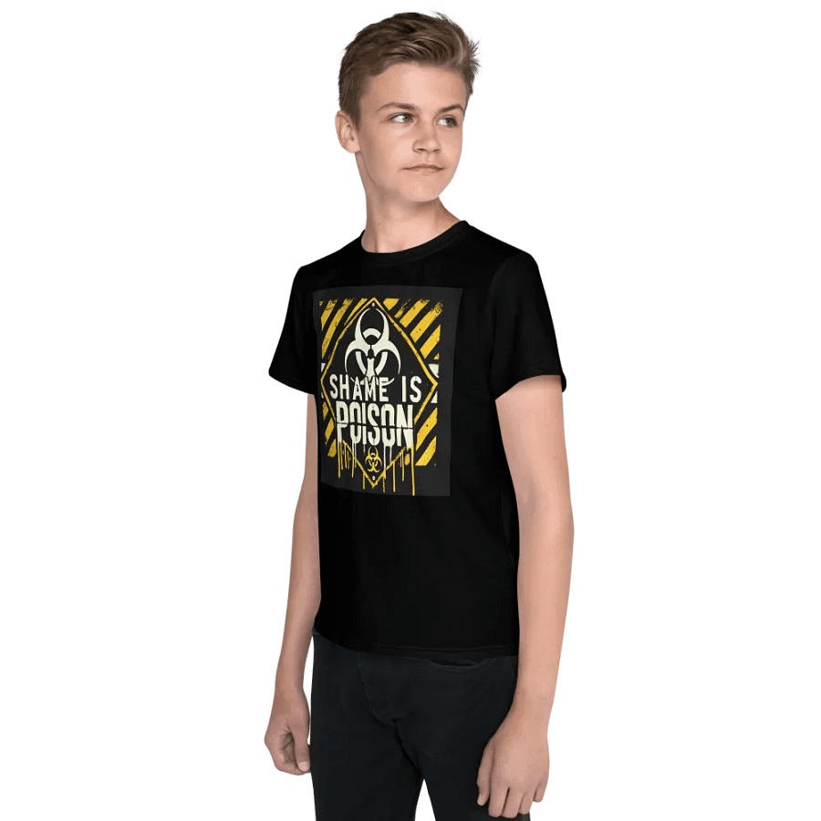 Cautionary Youth Biohazard T-Shirt product image (3)