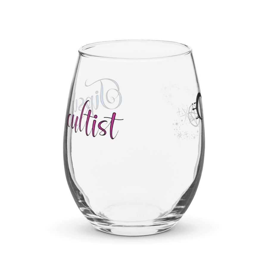 Tipsy Lil' Cultist Wine Glass product image (3)