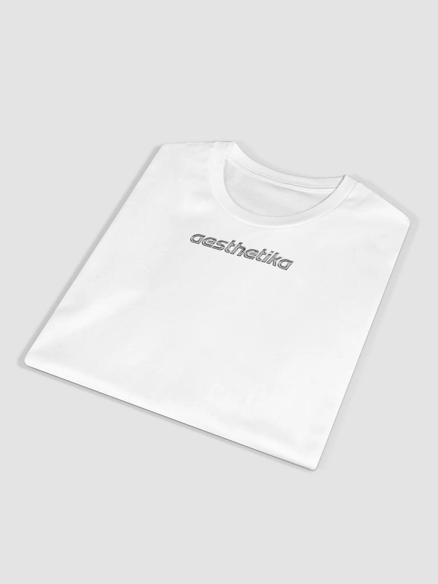 Reflective Chrome aesthetika Premium White Shirt product image (4)