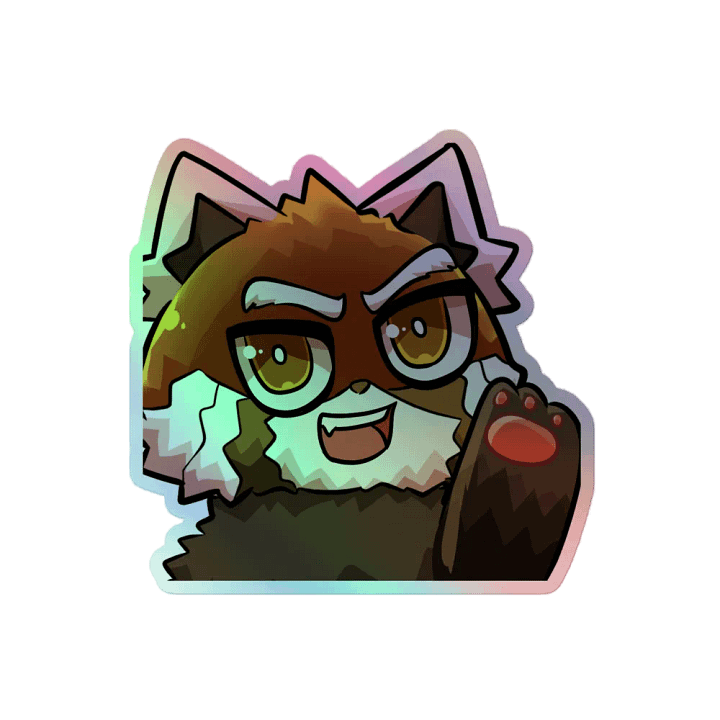 Holographic Wave Sticker product image (2)