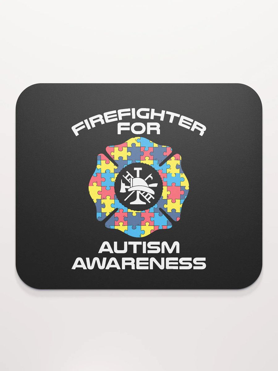 Firefighter for Austim Awareness - Mouse Pad product image (2)
