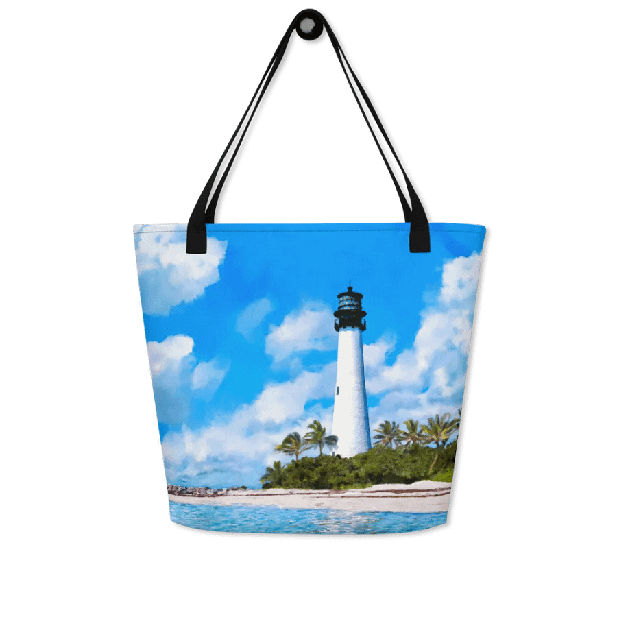 Cape Florida Lighthouse Tote Bag product image (9)