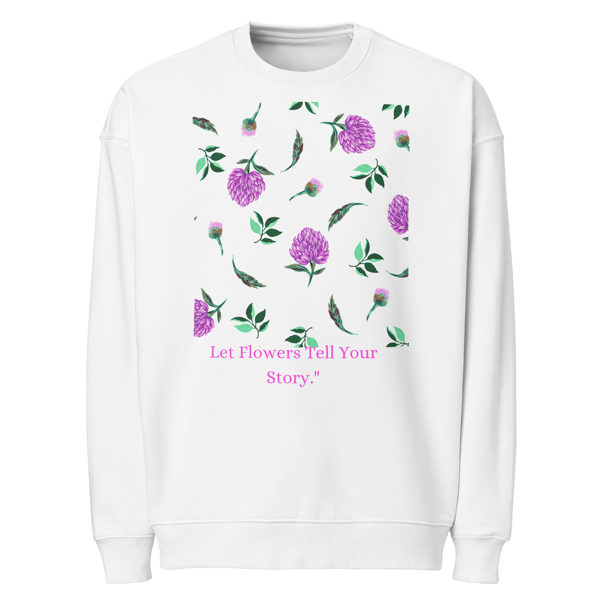 Floral Storyteller Organic Sweatshirt product image (1)
