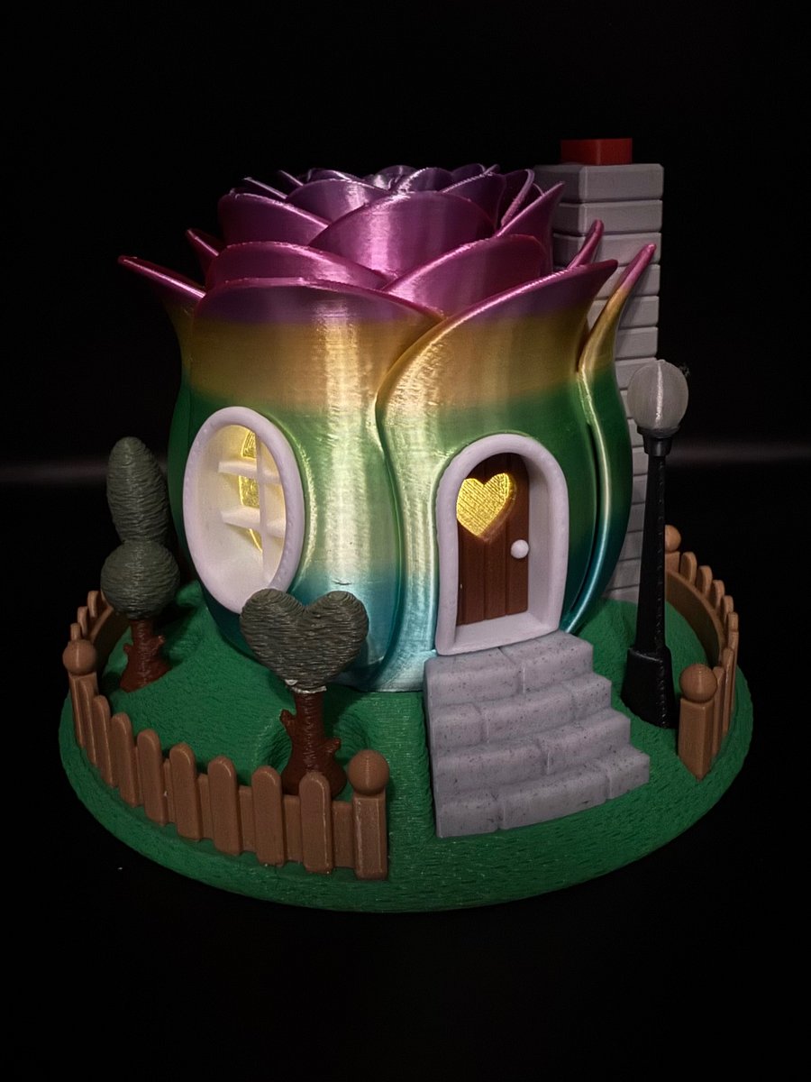Fairy Silk Rainbow Rose House product image (5)