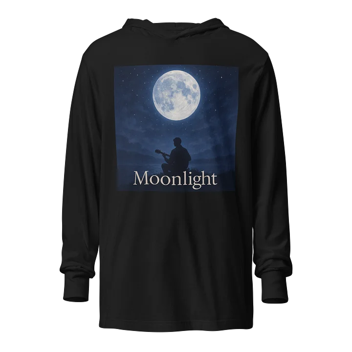 Lightweight Moonlight Album Cover Hoodie - Show your Support with Style - Menswear, Womenswear product image (1)