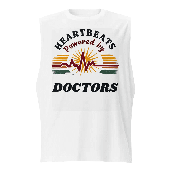 Doctor-Powered Heartbeat Muscle Tank product image (1)
