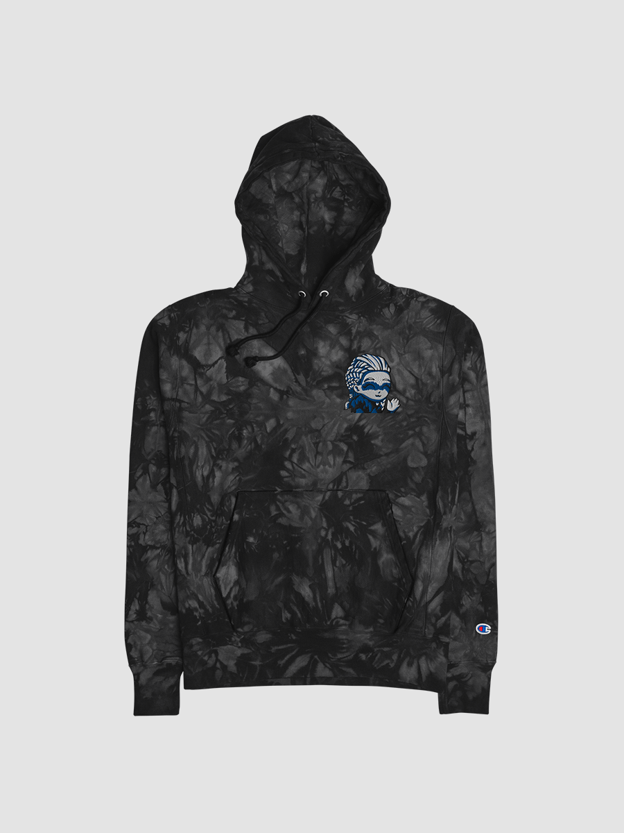 Logo Embroiderd tie-dye hoodie product image (3)