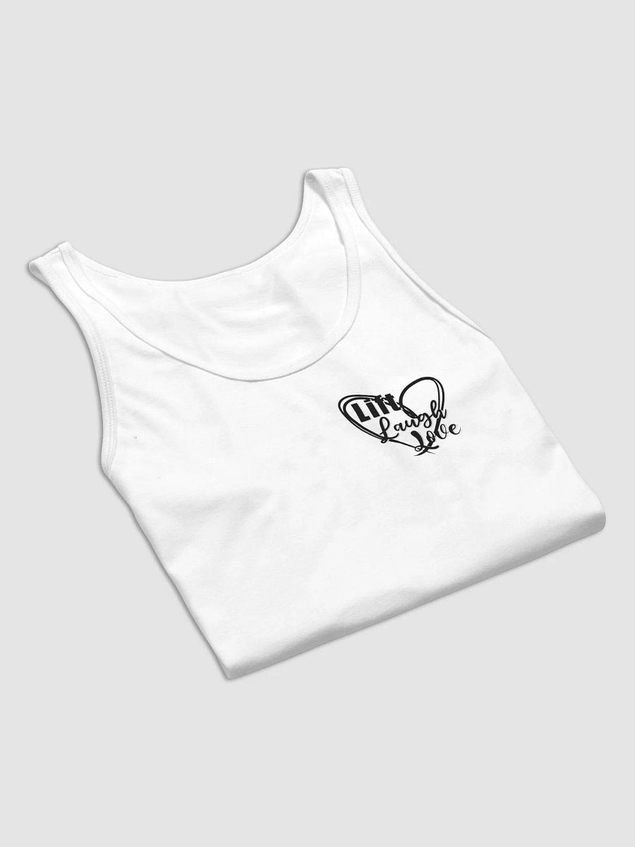Lift Laugh Love Dark Mode Scribble Heart Tank Top product image (51)