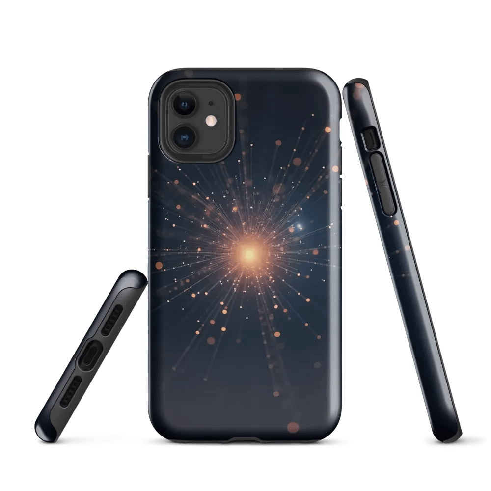 Tough Case for iPhone® – Cosmic Light Outburst product image (1)