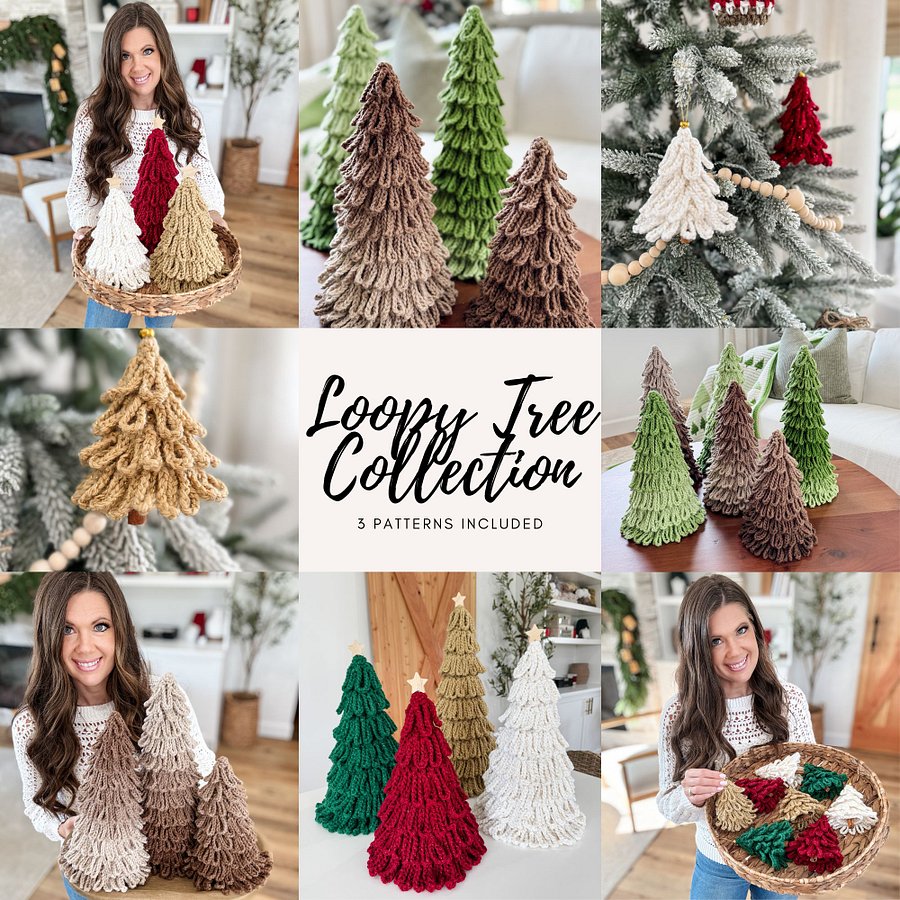 Loopy Tree Collection Crochet Pattern Ebook product image (1)