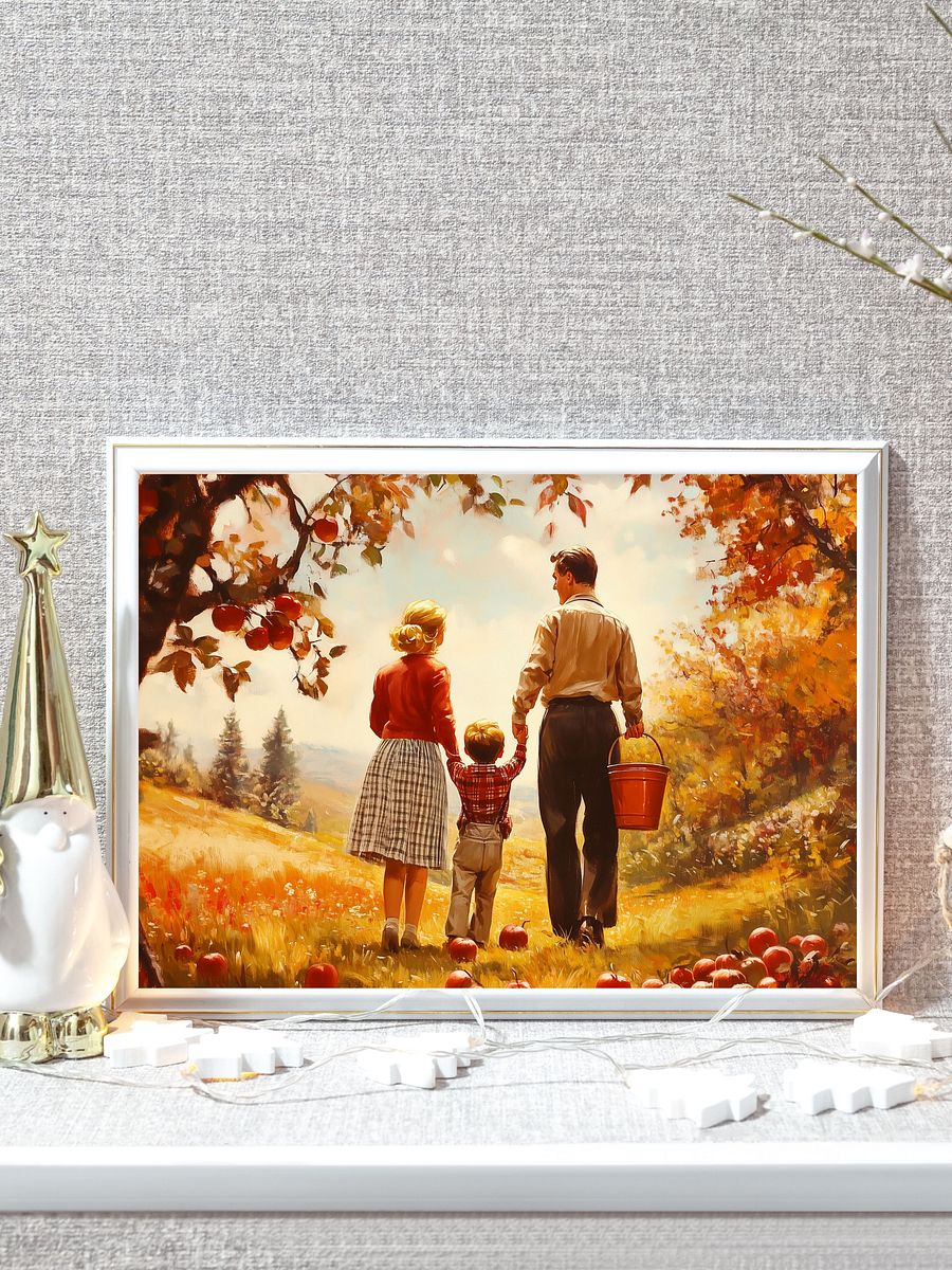 Autumn in Apple Orchard 12-Piece Digital Art Collection (Digital Download for Wallpapers, Posters & More) product image (10)