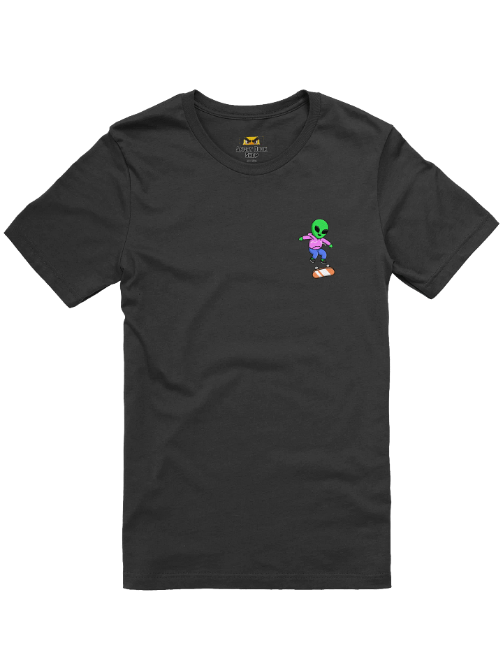 Alien Skateboarder Graphic T-Shirt product image (1)