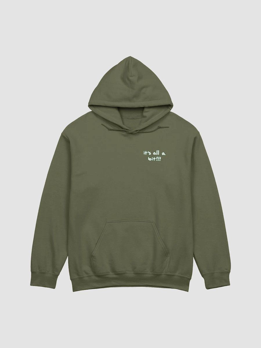 “It’s all a bit!!!” (sm. lined design, #527453) classic hoodie product image (50)