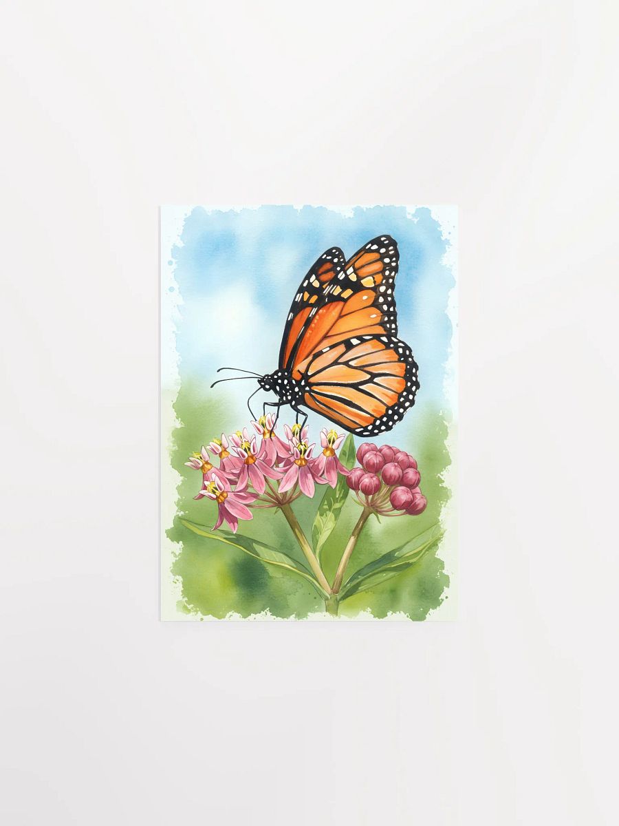 The Painted Pollinator: Monarch Butterfly Poster product image (2)