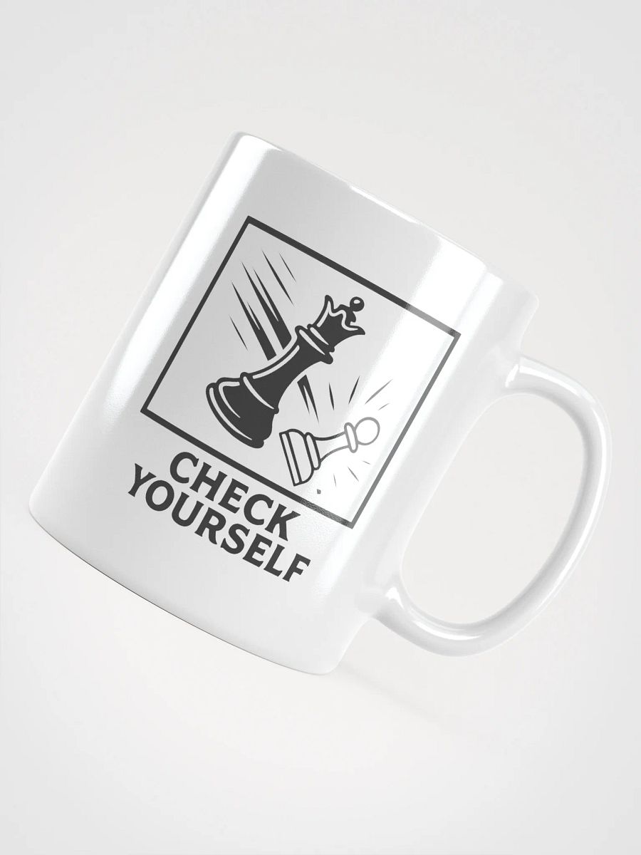 Check Yourself - White Glossy Mug product image (4)