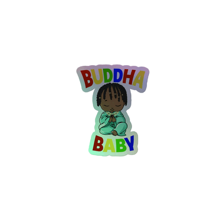Buddha Baby Holographic Sticker Set product image (2)