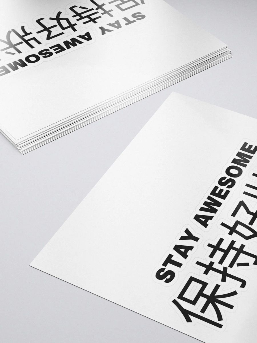 Stay Awesome Sticker product image (5)