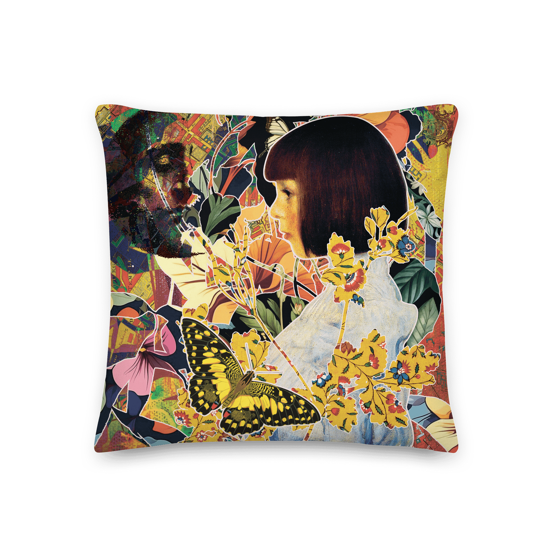 'El Secreto de la Mariposa' (The Butterfly's Secret) by Edward Martin Premium Pillow product image (3)