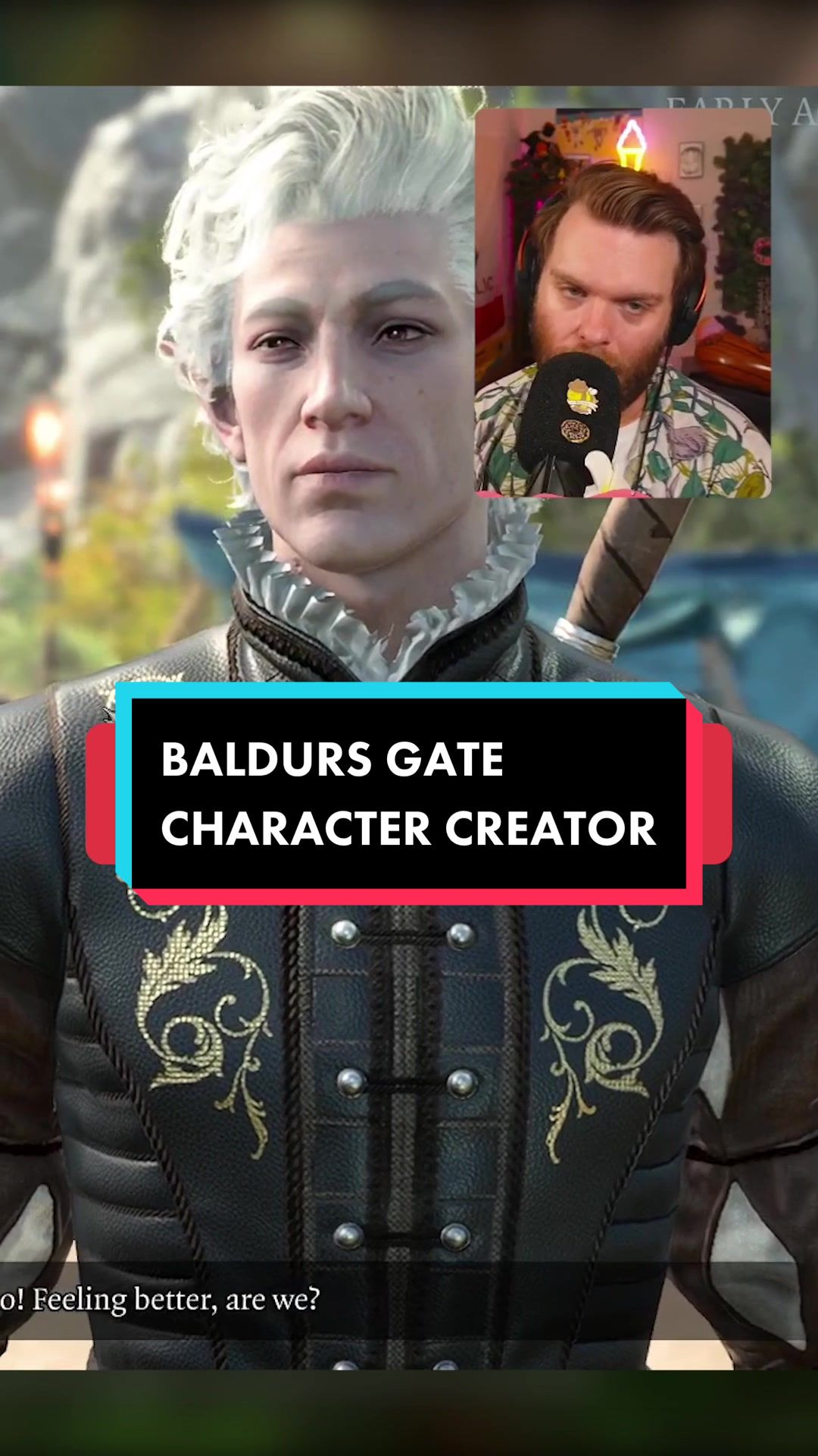 Got a little creative with the Baldur’s Gate 3 character creator… #baldursgate3 #charactercreation #robodessert #streamclips #baldursgate 